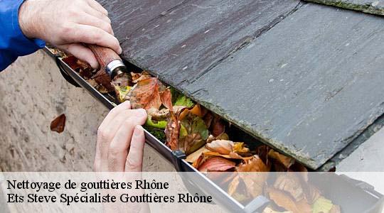 Nettoyage de gouttières 69 Rhône  Ets Steve Spécialiste Gouttières Rhône