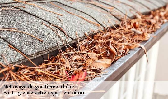 Nettoyage de gouttières 69 Rhône  Ets Lagrenee votre expert en toiture