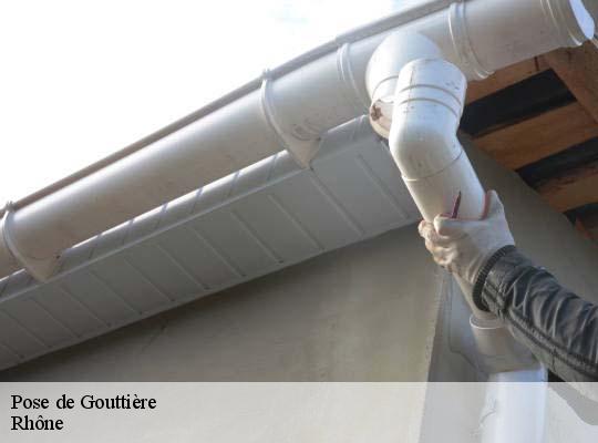 Pose de Gouttière 69 Rhône  Ets Steve Spécialiste Gouttières Rhône