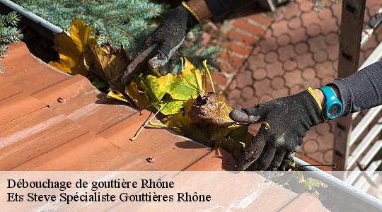 Débouchage de gouttière 69 Rhône  Ets Steve Spécialiste Gouttières Rhône