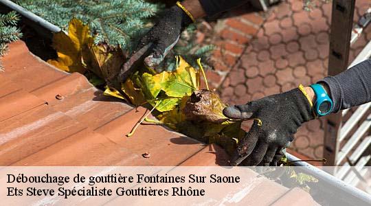 Débouchage de gouttière  fontaines-sur-saone-69270 Ets Steve Spécialiste Gouttières Rhône