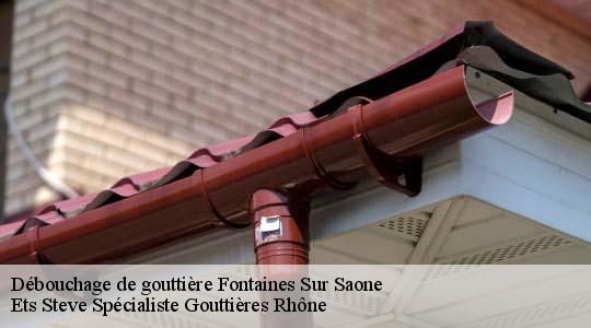 Débouchage de gouttière  fontaines-sur-saone-69270 Ets Steve Spécialiste Gouttières Rhône