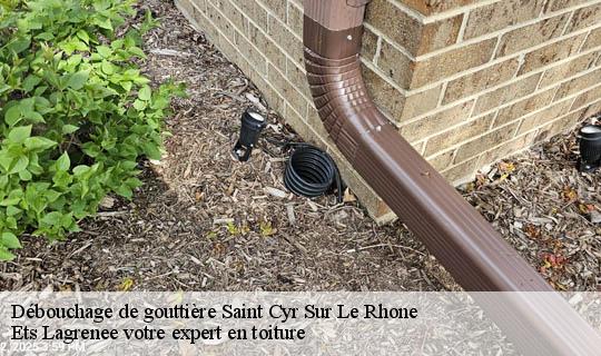 Débouchage de gouttière  saint-cyr-sur-le-rhone-69560 Ets Lagrenee votre expert en toiture
