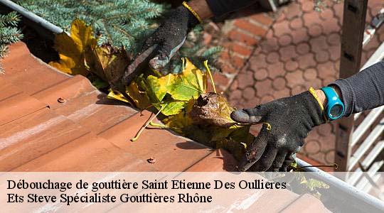 Débouchage de gouttière  saint-etienne-des-oullieres-69460 Ets Steve Spécialiste Gouttières Rhône