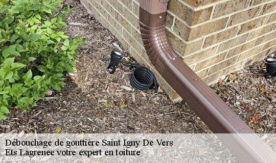 Débouchage de gouttière  saint-igny-de-vers-69790 Ets Lagrenee votre expert en toiture