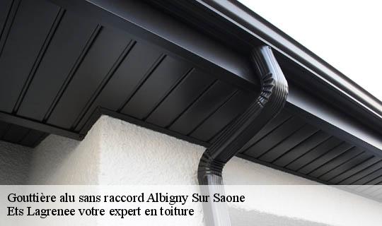 Gouttière alu sans raccord  albigny-sur-saone-69250 Ets Lagrenee votre expert en toiture