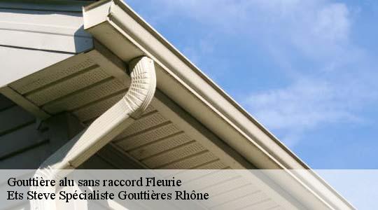 Gouttière alu sans raccord  fleurie-69820 Ets Steve Spécialiste Gouttières Rhône