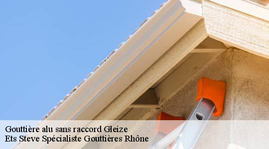 Gouttière alu sans raccord  gleize-69400 Ets Steve Spécialiste Gouttières Rhône