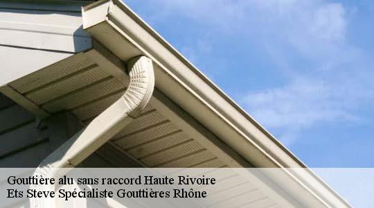 Gouttière alu sans raccord  haute-rivoire-69610 Ets Steve Spécialiste Gouttières Rhône