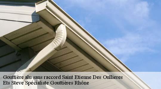 Gouttière alu sans raccord  saint-etienne-des-oullieres-69460 Ets Steve Spécialiste Gouttières Rhône