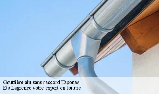 Gouttière alu sans raccord  taponas-69220 Ets Lagrenee votre expert en toiture