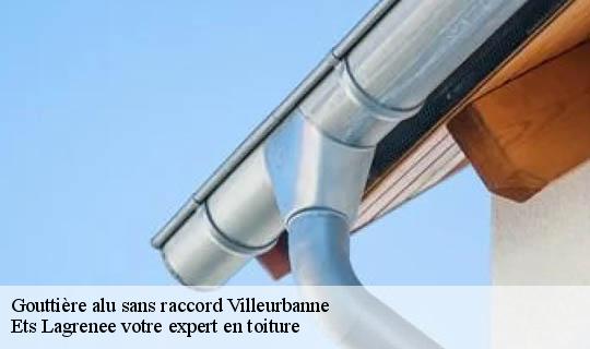 Gouttière alu sans raccord  villeurbanne-69100 Ets Lagrenee votre expert en toiture
