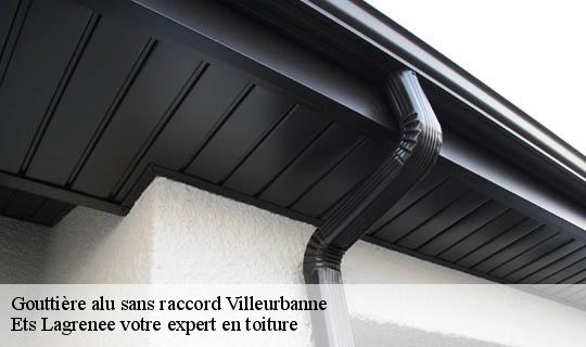 Gouttière alu sans raccord  villeurbanne-69100 Ets Lagrenee votre expert en toiture