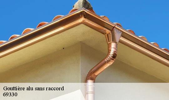 Gouttière alu sans raccord  meyzieu-69330 Ets Lagrenee votre expert en toiture