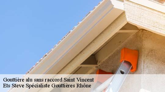 Gouttière alu sans raccord  saint-vincent-69440 Ets Steve Spécialiste Gouttières Rhône