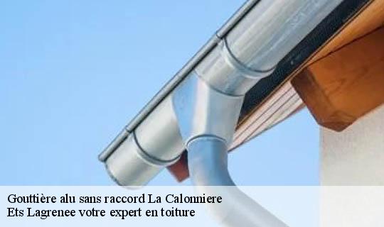 Gouttière alu sans raccord  la-calonniere-69690 Ets Lagrenee votre expert en toiture