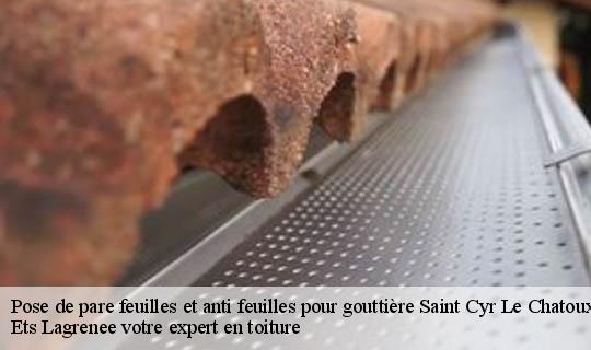 Pose de pare feuilles et anti feuilles pour gouttière  saint-cyr-le-chatoux-69870 Ets Lagrenee votre expert en toiture