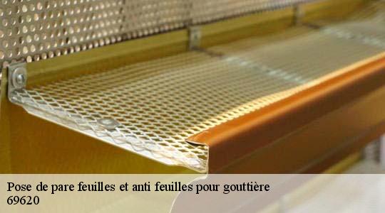 Pose de pare feuilles et anti feuilles pour gouttière  saint-laurent-d-oingt-69620 Ets Steve Spécialiste Gouttières Rhône