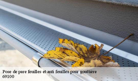 Pose de pare feuilles et anti feuilles pour gouttière  villeurbanne-69100 Ets Lagrenee votre expert en toiture