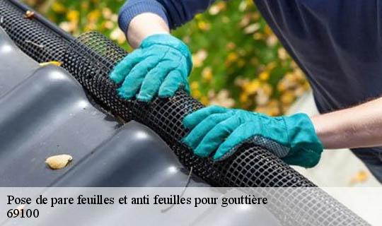 Pose de pare feuilles et anti feuilles pour gouttière  villeurbanne-69100 Ets Lagrenee votre expert en toiture