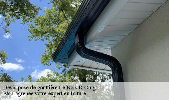 Devis pose de gouttière  le-bois-d-oingt-69620 Ets Lagrenee votre expert en toiture