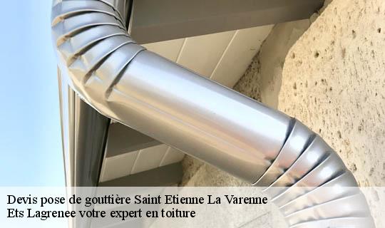 Devis pose de gouttière  saint-etienne-la-varenne-69460 Ets Lagrenee votre expert en toiture