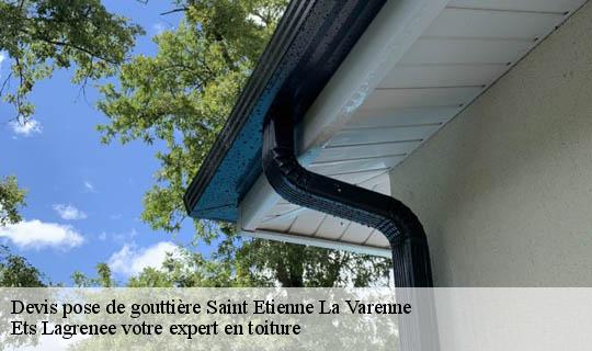 Devis pose de gouttière  saint-etienne-la-varenne-69460 Ets Lagrenee votre expert en toiture