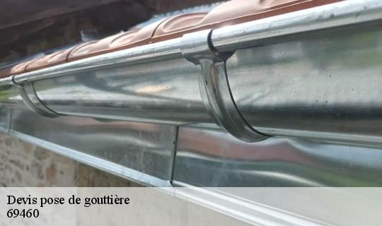 Devis pose de gouttière  saint-etienne-la-varenne-69460 Ets Lagrenee votre expert en toiture