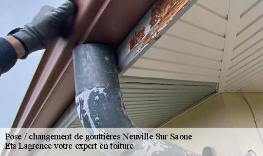 Pose / changement de gouttières  neuville-sur-saone-69250 Ets Lagrenee votre expert en toiture