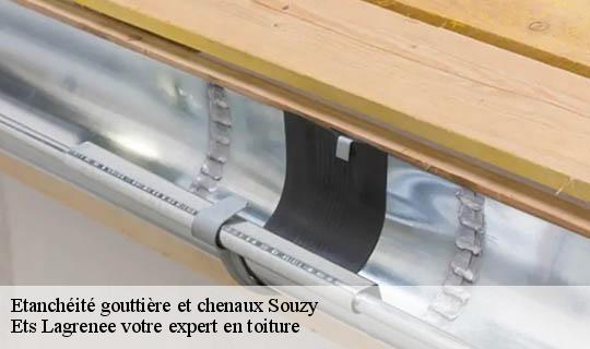 Etanchéité gouttière et chenaux  souzy-69610 Ets Lagrenee votre expert en toiture