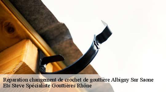 Réparation changement de crochet de gouttière  albigny-sur-saone-69250 Ets Steve Spécialiste Gouttières Rhône