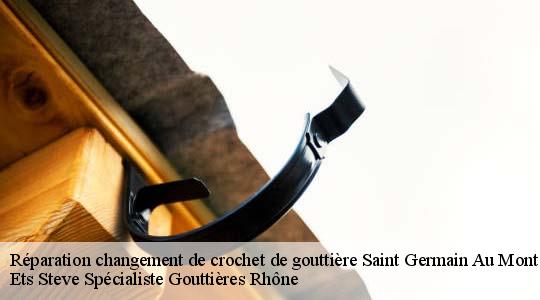 Réparation changement de crochet de gouttière  saint-germain-au-mont-d-or-69650 Ets Steve Spécialiste Gouttières Rhône