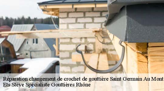Réparation changement de crochet de gouttière  saint-germain-au-mont-d-or-69650 Ets Steve Spécialiste Gouttières Rhône