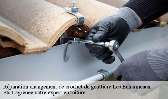 Réparation changement de crochet de gouttière  les-echarmeaux-69870 Ets Lagrenee votre expert en toiture